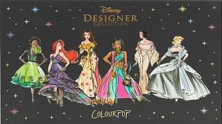 Disney Princess ColourPop Belle Ariel Tiana Cinderella Disney Designer Collection Premiere Series