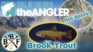 Hotspot Guide: Brook Trout - Insane amount of Golds and Diamonds!! | Call of the Wild: theAngler