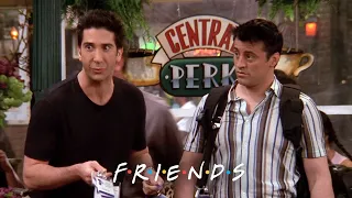 Joey and Ross Get Ready for Barbados | Friends