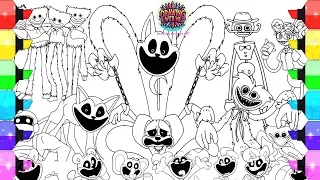 Poppy Playtime Chapter 3 New Coloring Pages/ How to Color New Monsters and Bosses - v032 | NCS