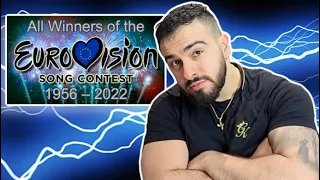 🇪🇺 ALL Winners Of Eurovision 1956-2022 *REACTION*