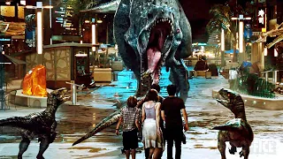 3 Velociraptoren gegen den Indominus Rex | Jurassic World | German Deutsch Clip