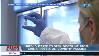 Pres. Duterte to seek discount from China, Russia on COVID-19 vaccine