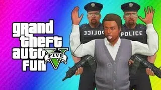 GTA 5 Online - Robbing Spree! (GTA 5 Funny Moments, Skits, & Challenge)