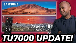 Samsung TU7000 Crystal UHD 4K TV - Update!