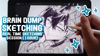 Sketch With Me for 1 Hour!
