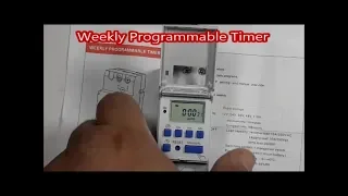 How to program Digital switch timer