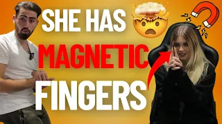 Making Her Fingers Magnetic With Hypnosis | Magnetic fingers induction