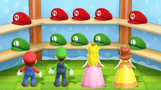Mario Party Superstars Minigames - Mario Vs Daisy Vs Peach Vs Luigi (Master Difficulty)