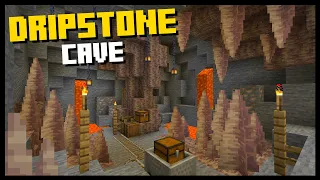 Minecraft: How to Build a DRIPSTONE CAVE! - Tutorial