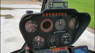 R44 Raven II Helicopter Complete Startup Procedures