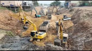 Full Video 2h Great Action Of Team Machinery Working Building Recovery Canal EP002