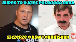 Trener Raubo SZCZERZE o Mirku Oknińskim i KSW