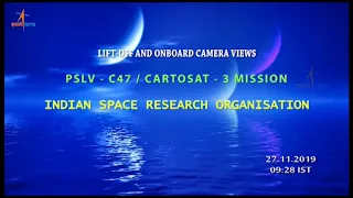 ISRO | PSLV-C47 Liftoff and onboard camera view