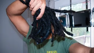 Cutting off My Dreads of 2 years