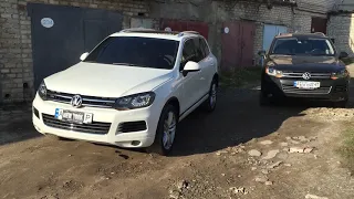 Обзор и сравнение, цены, VW Touareg 2014 3.6FSI USA и VW Touareg 2012 3.6FSI USA разных комплектаций