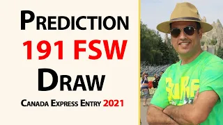 Prediction of 191 FSW Draw of Express Entry of Canada PR 2021