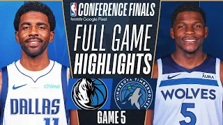 Minnesota Timberwolves vs Dallas Mavericks Game 5 Full Highlights | 2024 WCF | Blue_lightningstream