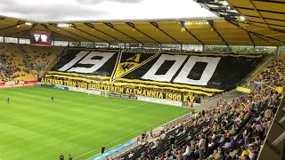 Alemannia Aachen - Rot Weiß Ahlen (26.8.2022) - Choreo und Einmarsch