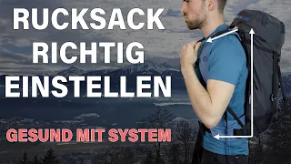 RUCKSACK RICHTIG EINSTELLEN - Nie wieder Probleme! | Bergsteigen Grundlagenkurs #22