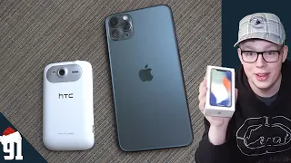 Every Smartphone I've Used! - 91Tech