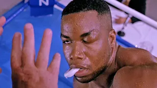 Mike Tyson's first loss. Fighting scene. Tyson 1995