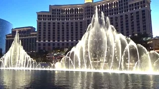 Amazing Bellagio fountain show, Las Vegas   Michael Jackson   Billie Jean HD Video