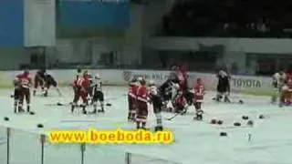 драка Витязь-Авангард 09.01.2010.