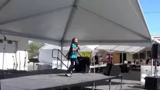 Ashley M. interpreting "Boogie Woogie Bugle Boy" at the Church Festival