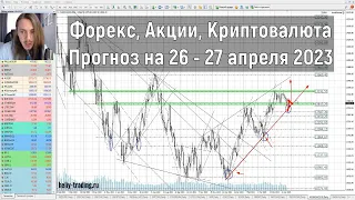 Прогноз форекс на 26 - 27 апреля 2023