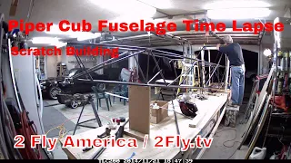 Piper Cub Fuselage Scratch Build Time Lapse