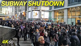 Sudden Line 1 Subway Closure at Bloor-Yonge Station in Toronto