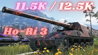 Ho-Ri 3  11.5K Damage 10 Kills & Ho-Ri  12.5K Damage & Ho-Ri 12.6K Damage 10 Kills  World of Tanks