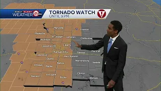 ALERT DAY: Kansas City metro now included in tornado watch until 9 p.m.