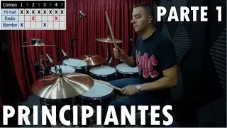 🥁 BATERÍA PARA PRINCIPIANTES - 20 Ejercicios  Básicos - CLASES DE BATERÍA - PARTE 1