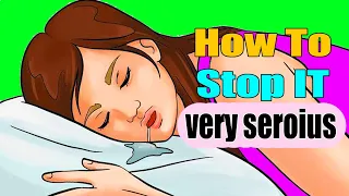 Why You Drool When You Sleep and How to Stop It "saliva" on your pillow | you should be careful