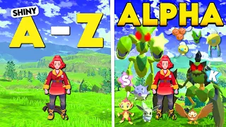 50+ Shinies! ► The Shiny Alpha Pokemon Alphabet Challenge