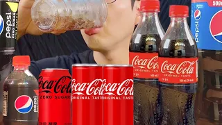 [ASMR]COLA DRINKING SOUNDS satisfying drinking videoCOLLECTION REAL SOUNDS(NO TALKING)코카콜라 펩시콜라 20분