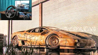 Rebuilding a Lamborghini Diablo SV (S1) - NFS HEAT - Logitech G29 gameplay