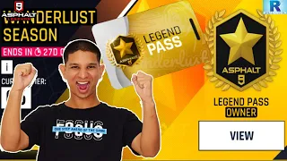 ASPHALT 9 LEGENDS PASS | HOW TO BUY LEGENDS PASS IN ASPHALT 9 |ASPHALT 9 UPDATE.