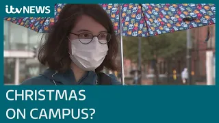 Matt Hancock won’t rule out asking students to stay on campus for Christmas | ITV News