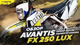 Avantis FX 250 Lux Обзор мотоцикла после первого сезона, 1 часть, дефектовка