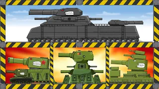 "Evolution of Tanks - MEGARATTE" Cartoons about tanks