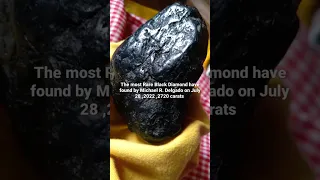 the most rare black Diamond have found on July 28,2022