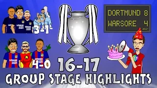 🏆UCL GROUP STAGE HIGHLIGHTS🏆 2016/2017 UEFA Champions League Best Games and Top Goals