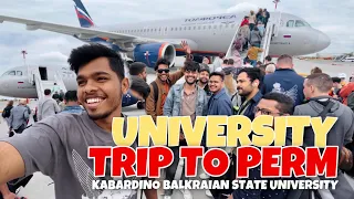 UNIVERSITY trip to PERM 🇷🇺 | KABARDINO TO PERM | PART-1