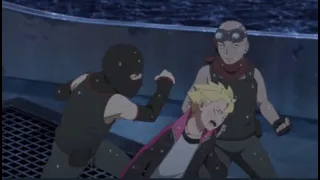 Boruto es golpeado por los Funato para acabar la guerra | Boruto