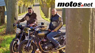 Kawasaki Z900RS vs Triumph Speed 2021 | Comparativa / Test / Review en español HD | motos.net