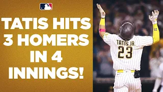 3 HOMERS IN 4 INNINGS!! Fernando Tatis Jr. GOES OFF on the D-backs!