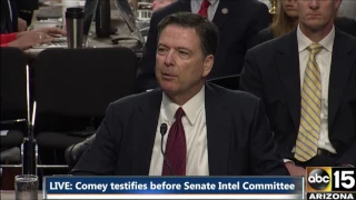 COMEY HEARING: COMEY FINALLY ANSWERS - "Do You Believe Donald Trump Colluded With Russia?"